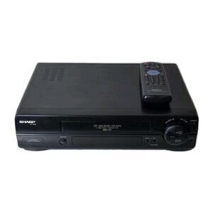 SHARP VCR PLAYER VC-A552 HQ 19 MICRON HEADS 4-HEAD TESTED|WORKING, W/ OEM REMOTE